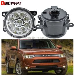 2pcs/pair Fog Lamp Assembly 12V H11 LED Fog Light Halogen lamps For Mitsubishi Outlander 2012-2017