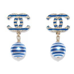 Pendientes azul corto Clip Gancho O 925 Plata selección de Stud estilo tibetano