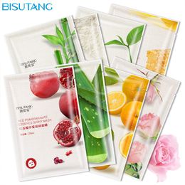 BISUTANG Plant Fruit Facial Mask Sheet Moisturising Skin Lifting Face Masks Face Care Replenish Water Mask Face Beauty