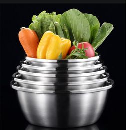 Premium Stainless Steel Mixing Bowls Nesting Bowls for Space Saving Storage Great for Cooking Baking Prepping Kitchen Bakeware Tools
