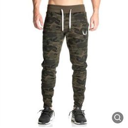 2019 New fashion Sweatpants Mens Workout Bodybuilding Clothing Casual Camouflage Men Sweatpants Joggers Pants Skinny Trousers hot