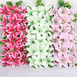 Artificial Silk Floral Arrangements Archway Row Flowers Square Shape for Wedding Flower Home Party Decorative Flower EEA296