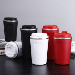 Stainless Steel Coffee Cup 350ML 500ML Coffee Mug Leak_Proof Travel Thermo Cup Office Home Car Coffee Mug