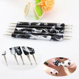 Nail Art Design Double Ended Dotting Painting Drawing Pens DIY Tools Nails Accessories Manicure Tools Kit F3579