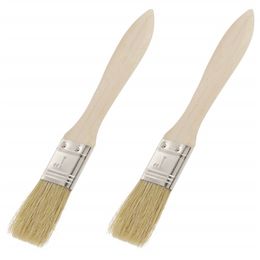 Natural Bristles Bristle Pastry Brushes Wood Handle Easy to Clean Great for Butter Boar Bristles Brush