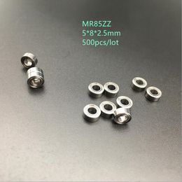 500pcs/lot MR85ZZ MR85 ZZ Deep Groove Ball Bearing 5x8x2.5mm Miniature shielded MR85Z 5*8*2.5mm 675ZZ 675 ZZ