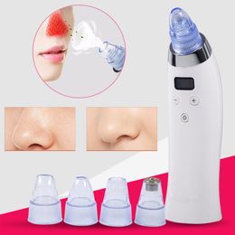 DHL Free Face Clean Blackhead Remover Skin Care Pore Acne Pimple Removal Vacuum Suction Tool Facial Diamond Dermabrasion hine