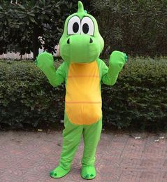 Professional hot sale new adult size Green dragon Dinosaur mascot costume suit fancy dress party Cosply costumes free shipping