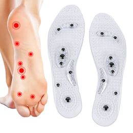 Magnetic Silicone Gel Insoles Weight Loss Arch Support Shoes Pads for Men Women Therapy Massage Foot Care Wholesale