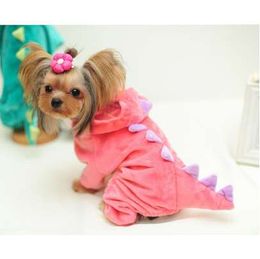 Funny Dog Clothes Pet Dragon Puppy Coat Dinosaur Clothing Up Teddy Hoodies Chihuahua Jersey Clothing for Small Dogs Costume 15