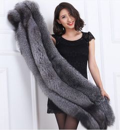 Faux fox fur bed blanket throw 60cmX240cm