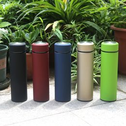 350/500ml Stainless Steel Insulate Bottlde Life Portable Cup Water Coffee Tea Cup Business straight cup Car travel mug A10