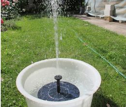 -Solar Powered 3 diversi spray teste della pompa ad acqua della fontana del giardino Set Stagno Kit Cascate Acqua display NB0377