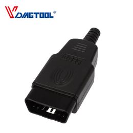 Diagnostic-tool OBD Male Female Plug OBD2 16Pin Connector OBD II Adaptor OBDII J1962 in stock