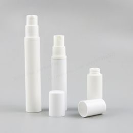 300 X 5ml 10ml 15ml Empty White Airless Lotion Pump Cream Bottle For Cosmetic Use Plastic Perfume