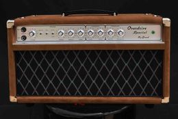 Grand Boutique Hand-wired ODS50 Overdrive Special Guitar Amp Head 50W in Brown Custom Faceplate is Available