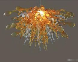 Blown glass chandeliers Murano Designer pendant lamps LED lights chandelier for living room lobby villa decoration