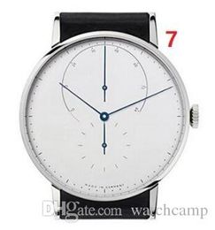 2019 Luxury nomos Men Quartz Casual Watch Sports Watch Men Brand Watches Male Leather Clock small dials work Relogio Masculino264u