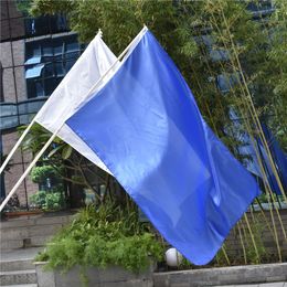 Blue Flag 3x5 ft Custom Solid Blue Flag Vivid Colour Pure Flying Hanging High Quality Polyester Decor Party Activity Banner Flags 90x150cm