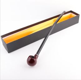 Redwood long-pole pipe Long abundant solid wood Philtre reading pipe