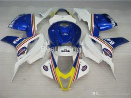 Injection Mould fairing kit for Honda CBR 600RR 09 10 11 white blue fairings set CBR600RR 2009 2010 2011 XS03