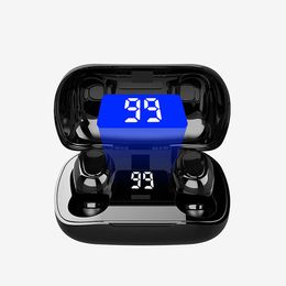 L21 Pro Słuchawki Bluetooth Bezprzewodowe Earbuds Wodoodporne Słuchawki LED Wyświetlacz HiFi Dźwięki dla Huawei Xiaomi w polu