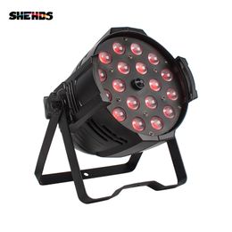 SHEHDS 18x18w RGBWA+UV 6IN1 Zoom LED Par Lighting with RDM For Disco DJ Projector Machine Party Decoration