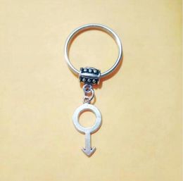 NEW Male Gender Symbol Keychain Key Chain Symbol Charms Keys Key Ring Handbag Car Ornament Accessories 741