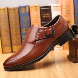 leather men's dress shoes business vintage shoes men office coiffeur brown dress formal men shoes classic zapatos de hombre de vestir formal