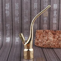 2019 Metal Water Filtration Pipe and Tobacco Wholesale Dual Pure Copper Removable Cleaning