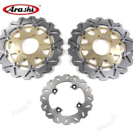 Arashi For Kawasaki Ninja ZX6RR 2005 2006 CNC Front Rear Brake Disc Rotors Disk Kit ZX-6RR ZX 6RR ZX6R ZX-6R 2007-2015