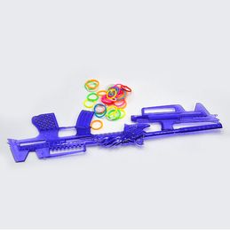 Free shipping popular toy 12 into Crystal rubber band Plastic gun Children's pistol toy Long version Hanging toys Three styles