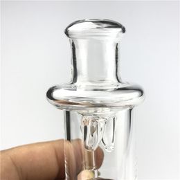 New 35mm GTR Carb Cap Bubble Trap with Thick Pyrex 6 Holes Glass Spin Tops Terp Pearl UFO Caps for Quartz Banger Nail