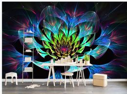 window mural wallpaper Modern hand-painted meticulous flower flower background wall painting