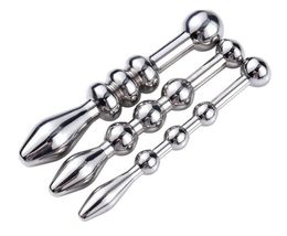 6 Types Stainless Steel Penis Urethral Plug Dilator Sounds Catheter Solid Bar UK A78