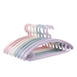 Non Slip Clothes Hanger Closet Coat Organizer Thick Plastic Clothing Sock Rack Drying Holder for Adult