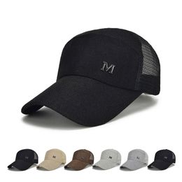 Unisex Plain Baseball Cap Messy Bun Hats For Women Washed Cotton Snapback Caps Casual Summer Sun Visor Female Outdoor Sport Hat