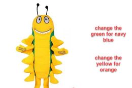 Custom Caterpillar mascot costume Adult Size