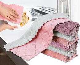 12pcs/lot 24lot Home Super Absorbent Microfiber Towels Kitchen Thicker Wipe Dish Cloth for Cleaning Table kitchen Towel