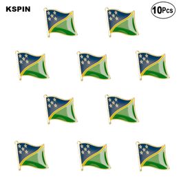Solomon Islands Flag Lapel Pin Flag badge Brooch Pins Badges 10Pcs a Lot