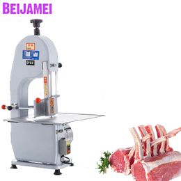 BEIJAMEI Commercial Meat And bone Cutting Machine Grinders 1500W Electric Meat Steak Saw Machines Meat Bone Cutter