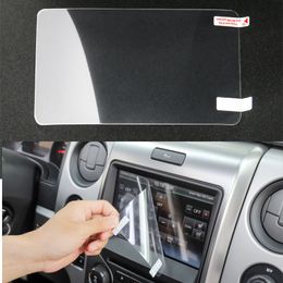 Car Navigation Screen Protective Film Decoration Stickers ABS For Ford Mustang 15+ Auto Styling Interior Accessories