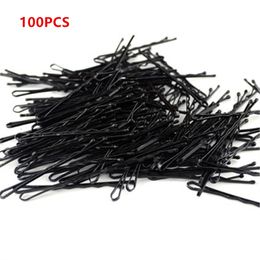 500PCS Hair Clips Hairpins Wedding Alloy Bobby Pins Barrette Hairpins Hair Accessories Black Side Wire Word Folder Styling Tools