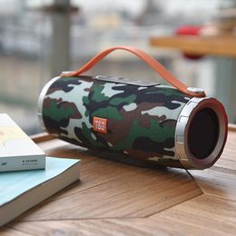 High quality TG109 Bluetooth Speaker Fabric Wireless Stereo 3D Bass Safe Sports Portable Bluetooth Speaker With Mic AUX For Call Phones