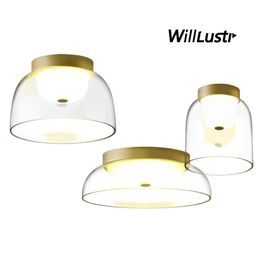 Creative LED Ceiling Lamp Mouth Blown Glass Lighting Dinning Room Living Room Hotel Bar Affordable Luxury Modern Design Light