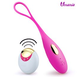 Love Wireless Powerful 10-mode Vibrations Remote Control Vibrating Egg G- Spot Vibrator Sex Toy for Women C19010501