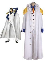 Costumes Anime One Piece Aokiji Kuzan Navy Admiral Uniform Cosplay