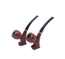 The manufacturer directly sells bakelite standing pipe, jujube red vertical Philtre pipe, wooden cigarette holder with large quantity of ciga