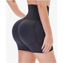 ZYSK Plus Size Women Ass Pads Butt Lifter High Waist Trummy Control Panties Slimming Shapewear Booty Lift Bid Body Shaper S-6XL T200529