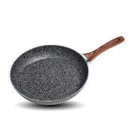 Marble Stone Nonstick Frying Pan with Heat Resistant Bakelite Handle Granite Induction Egg Skillet Dishwasher Safe Kitchen Tools